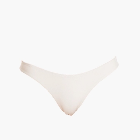 Madewell X Palm Anais White Cheeky Bikini Bottom - Picture 9 of 9
